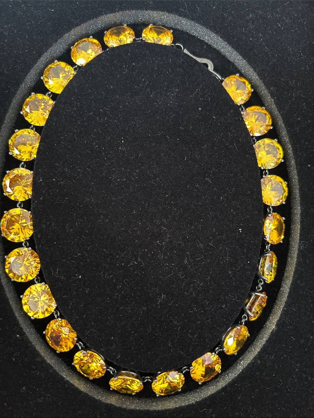 Bottega Veneta Oxidized silver necklace